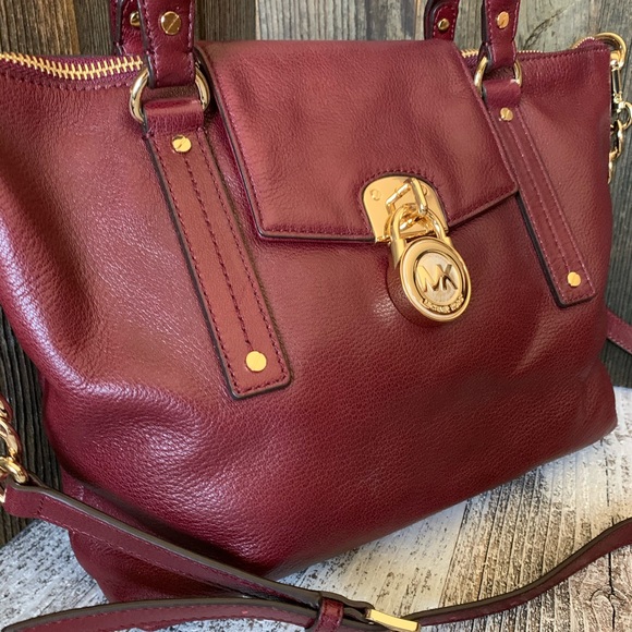 Michael Kors Burgundy Bag - Picture 2 of 8